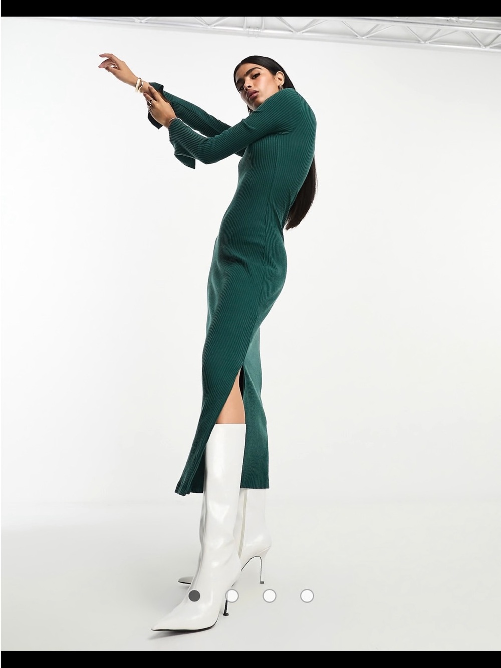 ASOS Design Mock-Neck Dress